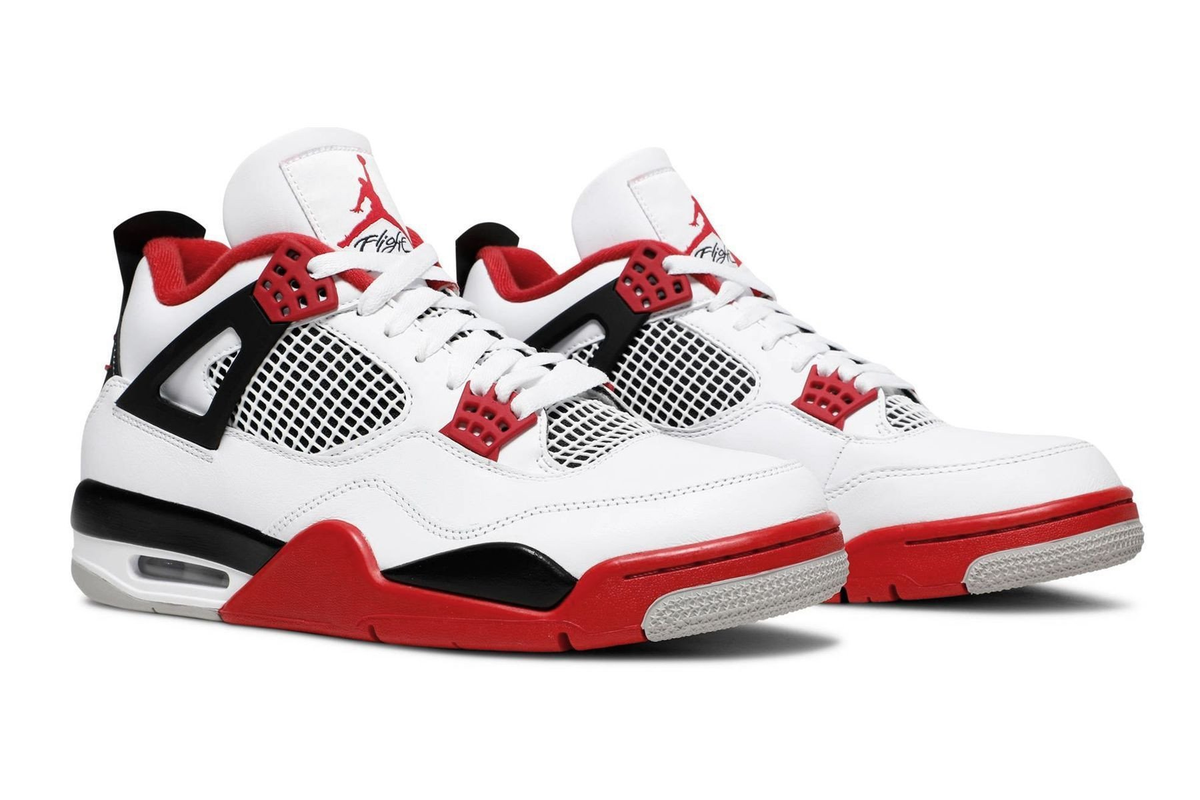 Fire Red 2020 Sneakers - Jordan 4 - product image from the listing.