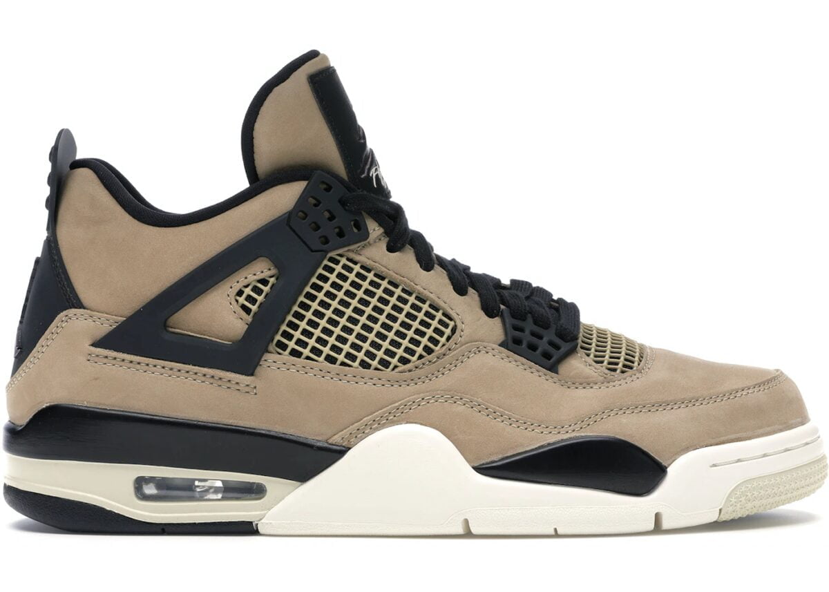 Mushroom Sneakers - Jordan 4 - product image from the listing.