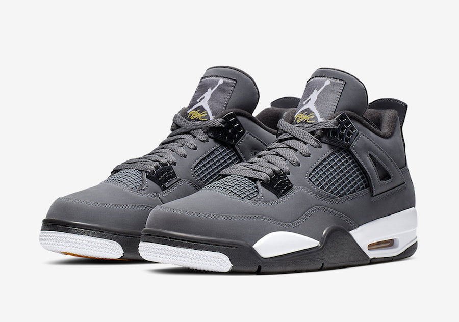 Cool Grey 2019 Sneakers - Jordan 4 Retro - product image from the listing.
