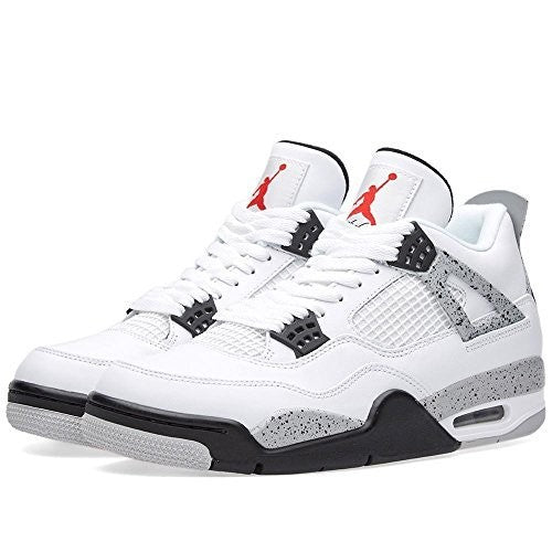 Golf White Cement Sneakers - Jordan 4 Retro - product image from the listing.