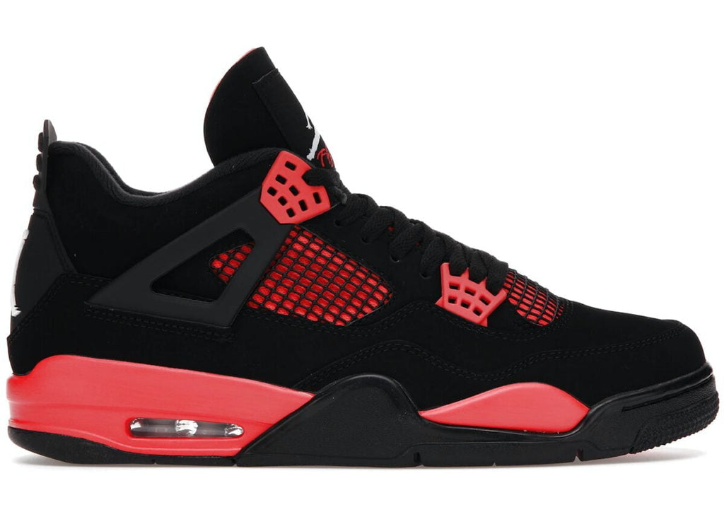 Red Thunder Sneakers - Jordan 4 Retro - product image from the listing.