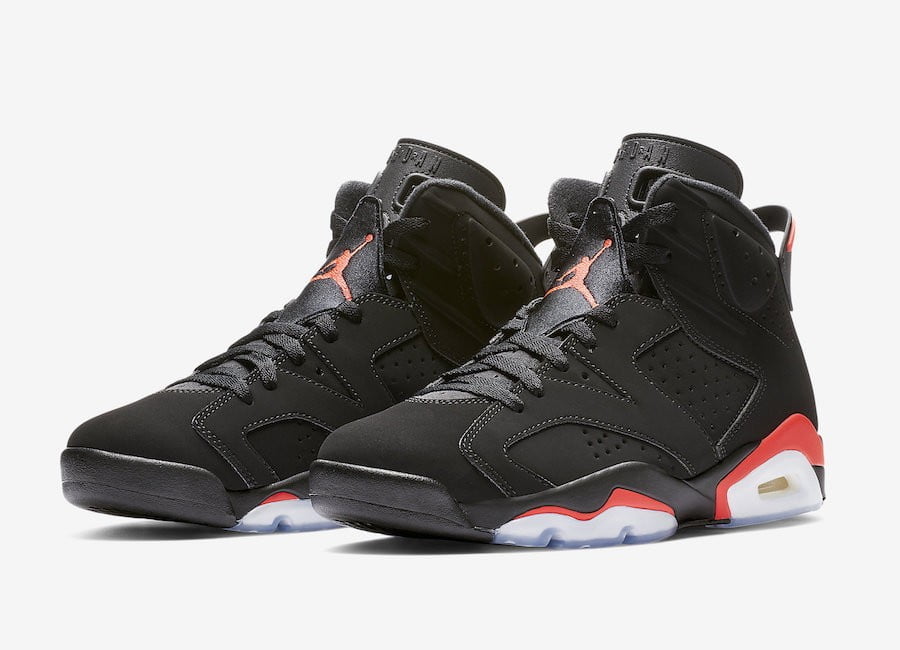 Black Infrared (2019) Sneakers - Jordan 6 Retro - product image from the listing.