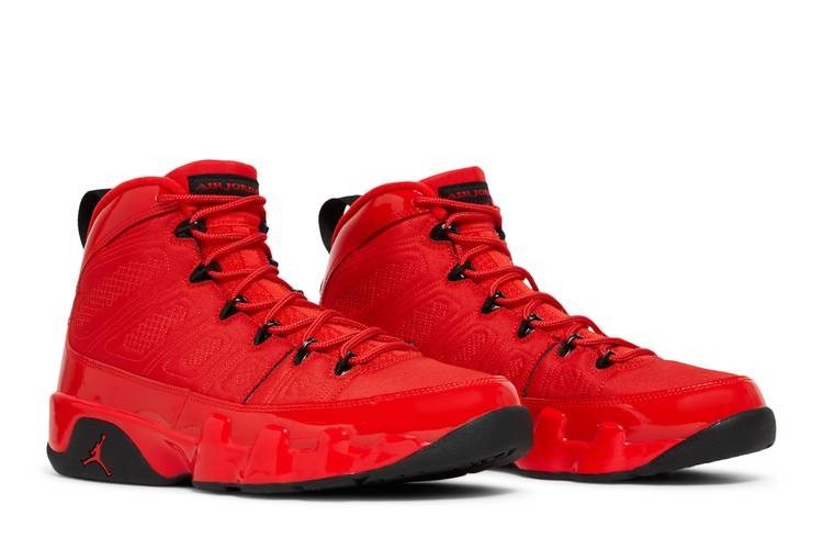 Jordan 9 Retro Chile Sneakers in Red - product image from the listing.