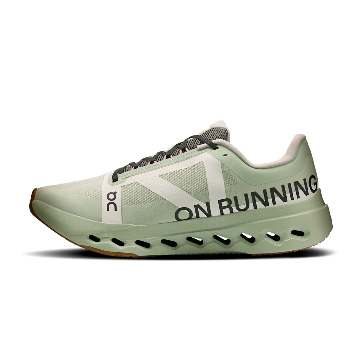 Women's On Cloudsurfer Next Z5 Mineral/Almond Running Shoes - product image from the listing.