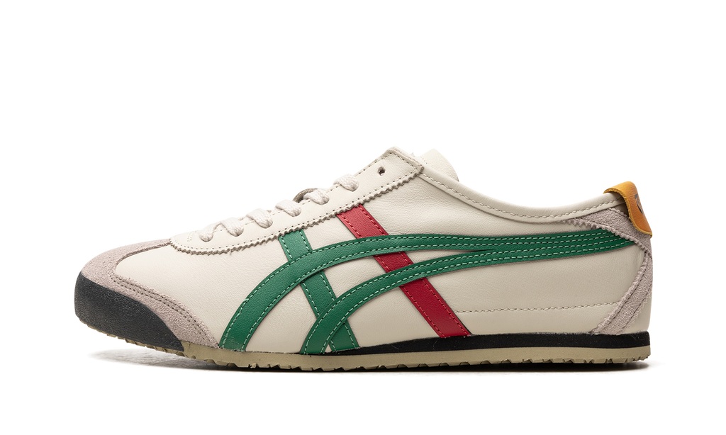 Onitsuka Tiger Mexico 66 Sneakers in Birch Green Red Yellow - product image from the listing.