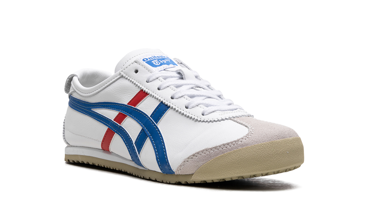 Onitsuka Tiger Mexico 66 Sneakers in White Blue Red - product image from the listing.