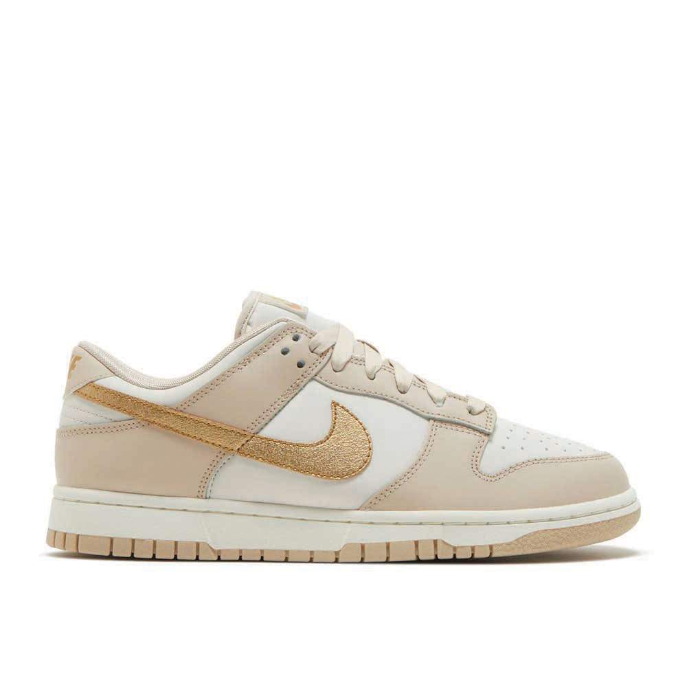 "Gold Swoosh" Nike Dunk Low Sneakers - product image from the listing.