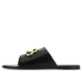 Balenciaga Black Leather Black Slippers 630014WA8F91088 # for Women - product image from the listing.