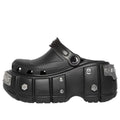 Balenciaga Hardcrocs Slide x Crocs 'Nero Silver' 687398W1S8N1081 # for Women - product image from the listing.