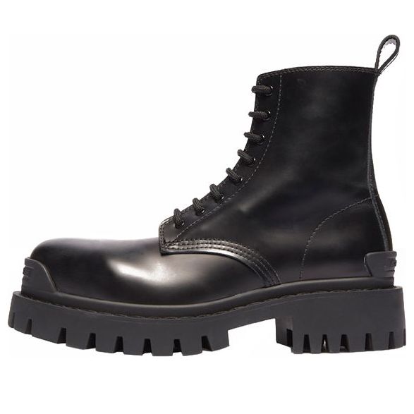Balenciaga Strike Lace-Up Boot 'Black' 590974WA9601000 # for Women - product image from the listing.