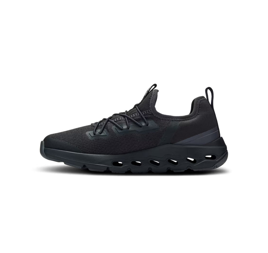 On Little Kids' Cloudleap Black/Eclipse Athletic Footwear - product image from the listing.