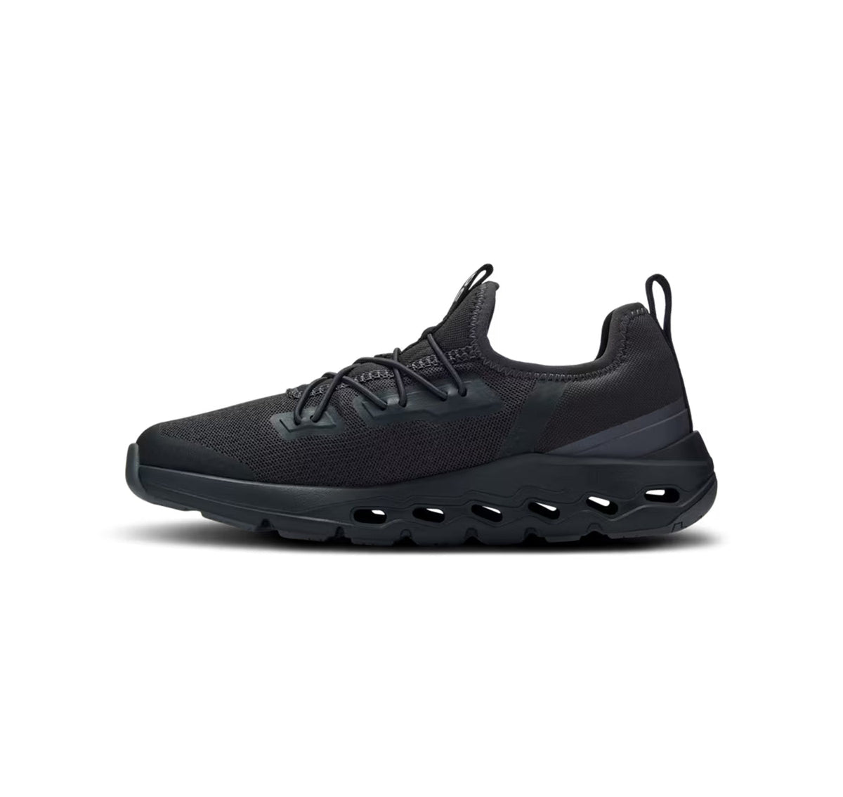 On Little Kids' Cloudleap Black/Eclipse Athletic Footwear - product image from the listing.