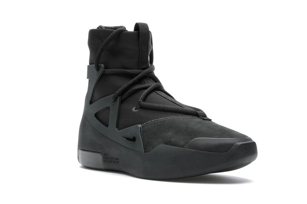 Nike Air Fear of God 1 Triple Sneakers in Black - product image from the listing.