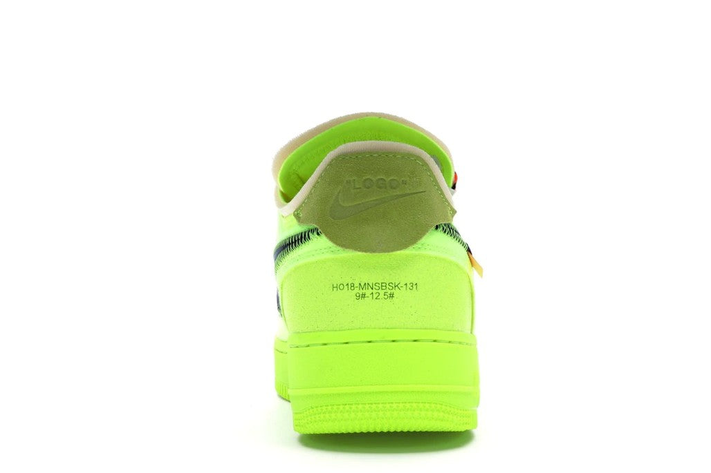 Nike Air Force 1 Low Sneakers in Off-White Volt - product image from the listing.