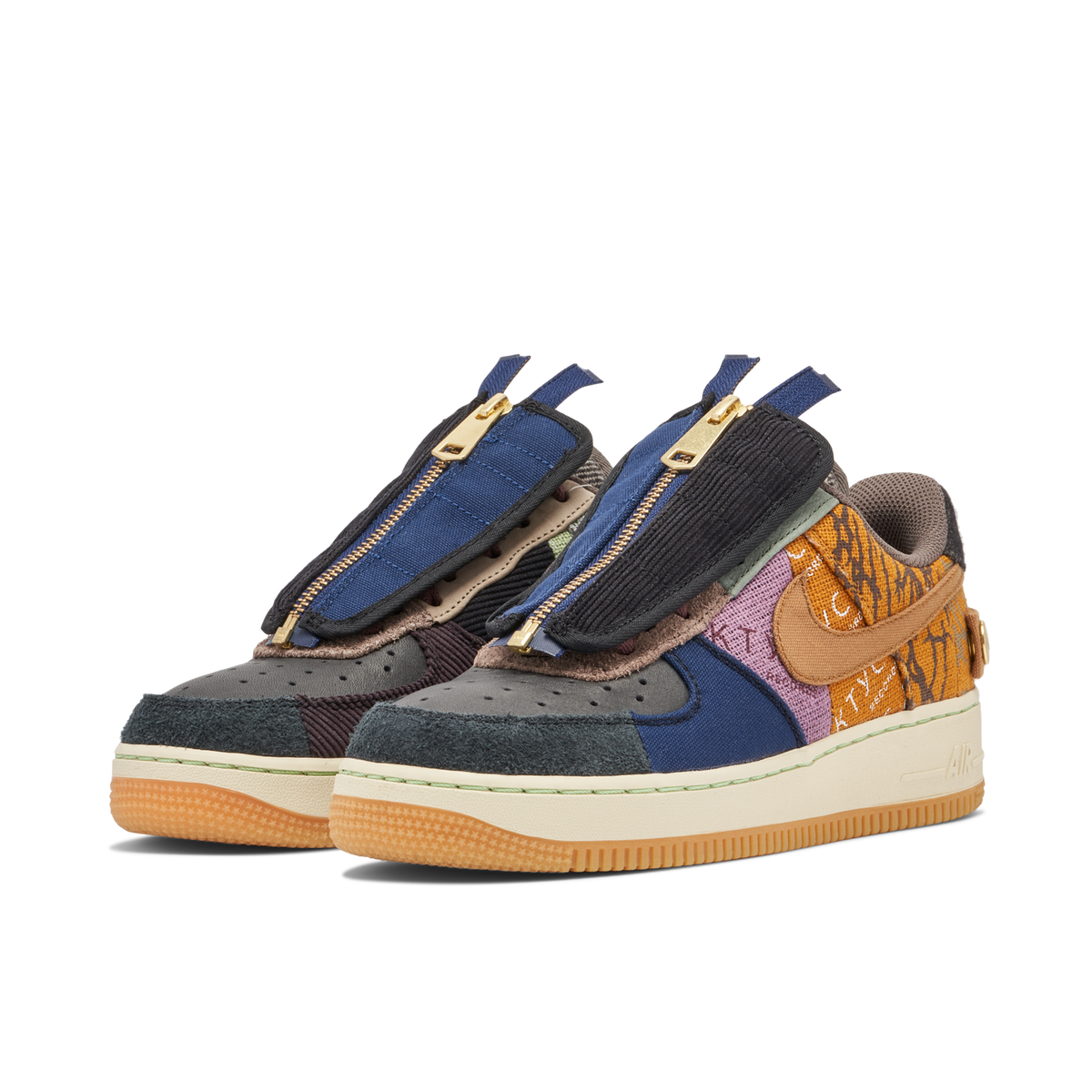 Nike Air Force 1 Low Travis Scott Cactus Jack Trainers - product image from the listing.
