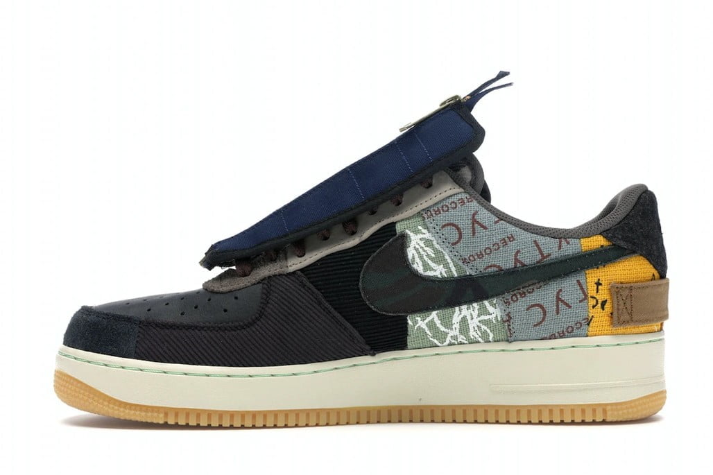 Nike Air Force 1 Low Travis Scott Cactus Jack Trainers - product image from the listing.