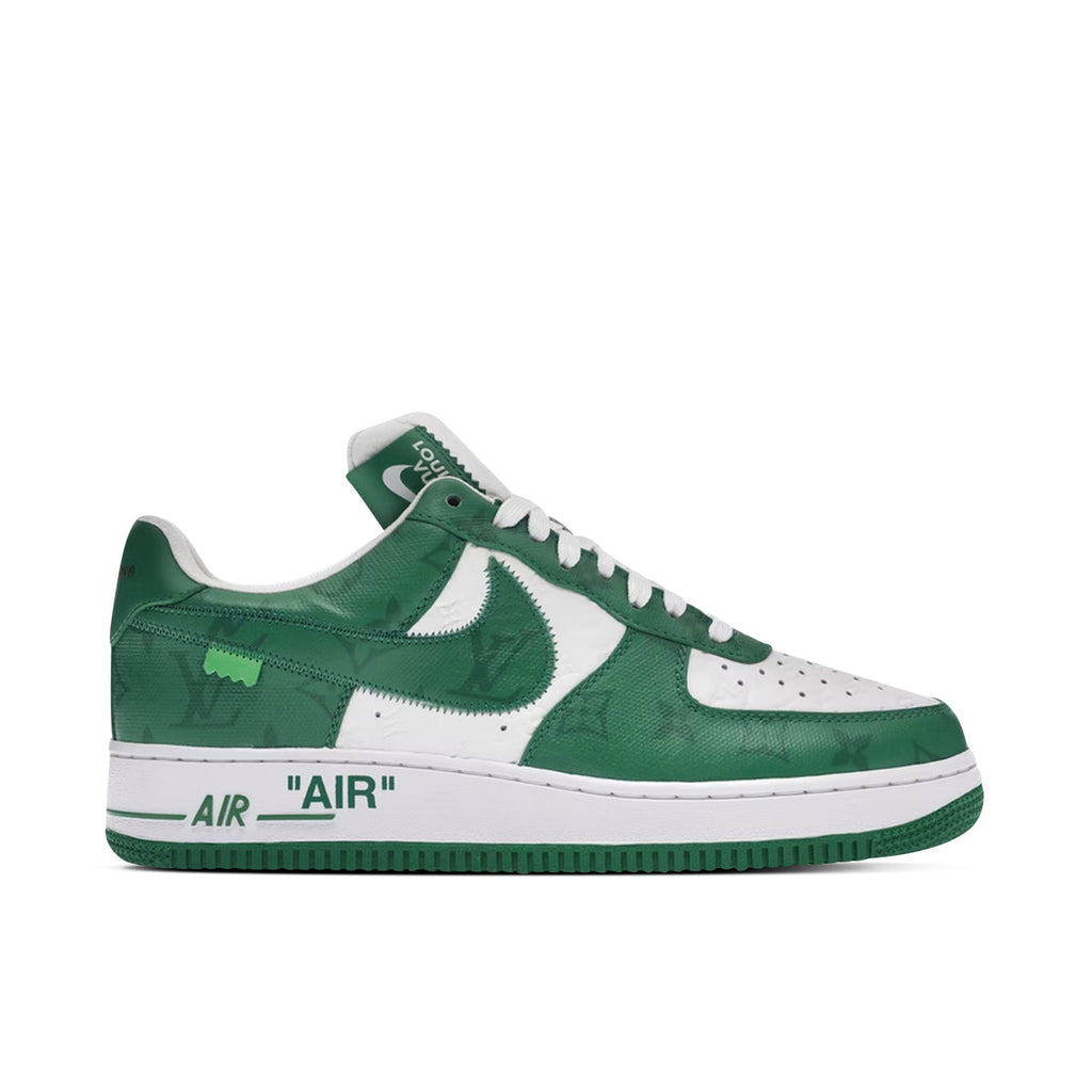 Nike Air Force 1 Low x Louis Vuitton By Virgil Abloh Sneakers in White Green - product image from the listing.