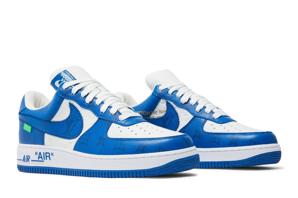 Nike Air Force 1 Low x Louis Vuitton By Virgil Abloh Sneakers in White Royal - product image from the listing.