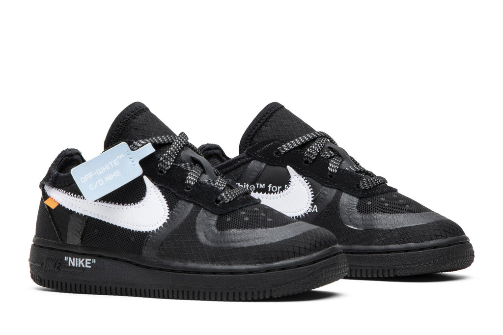 Nike Air Force 1 Low x Off-White Black White TD Trainers - product image from the listing.
