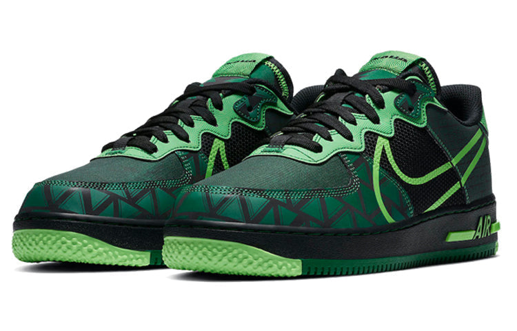 Nike Air Force 1 React Naija Sneakers in Green - product image from the listing.