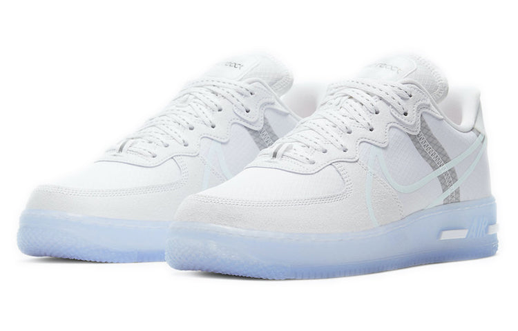 Nike Air Force 1 React White Ice Sole Trainers - product image from the listing.