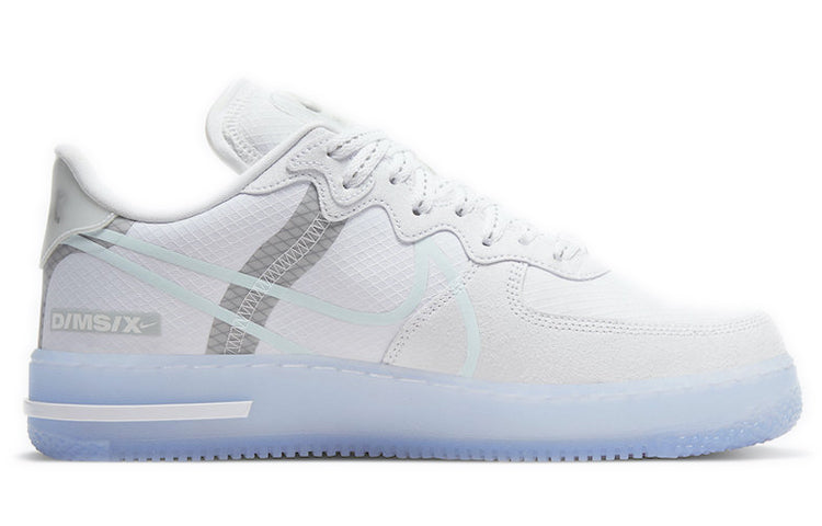 Nike Air Force 1 React White Ice Sole Trainers - product image from the listing.