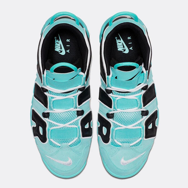Nike Air More Uptempo Tiffany Sneakers in Aqua - product image from the listing.