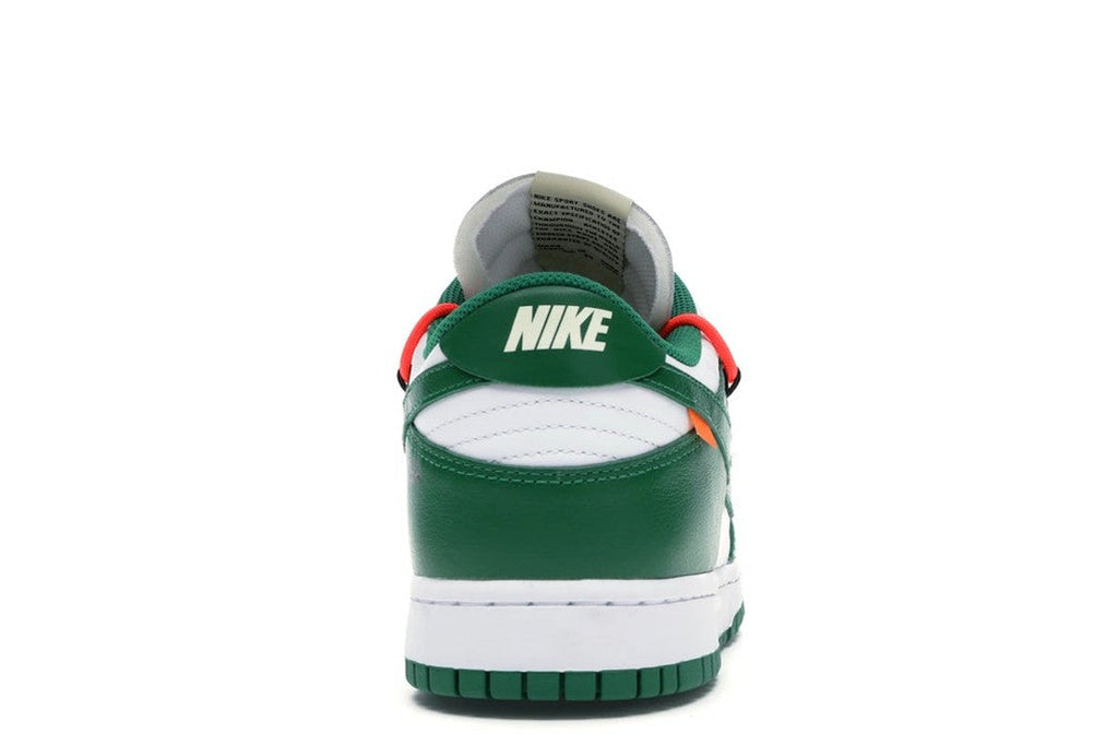 Nike Dunk Low Off-White Pine Sneakers in Green - product image from the listing.