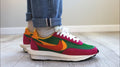 Nike LD Waffle sacai Pine Sneakers in Green - product image from the listing.
