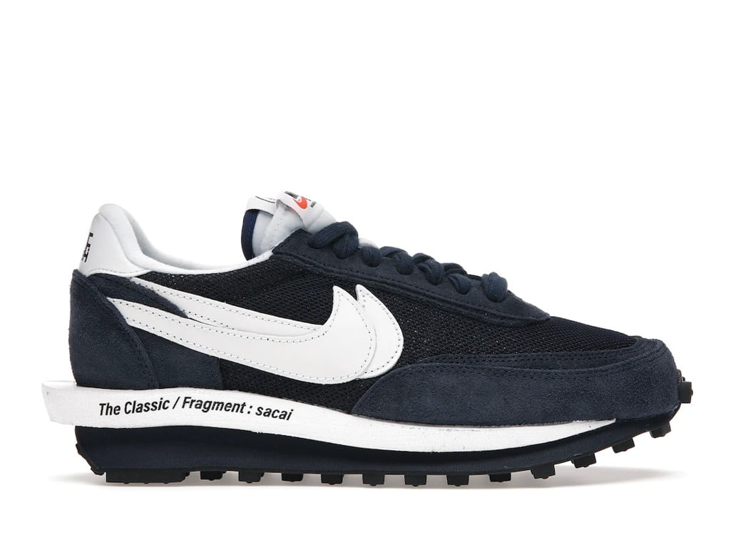 Nike LD Waffle SF sacai Fragment Blue Void Trainers - product image from the listing.
