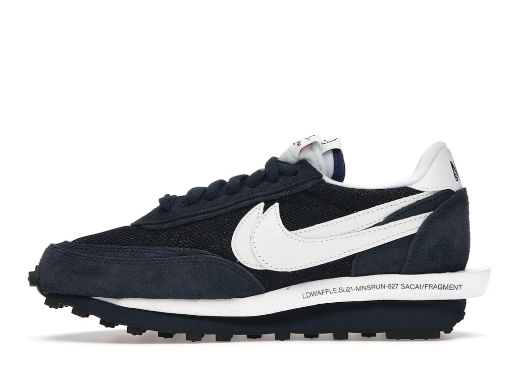 Nike LD Waffle SF sacai Fragment Blue Void Trainers - product image from the listing.