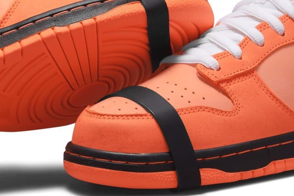 Nike SB Dunk Low Concepts Orange Lobster Trainers - product image from the listing.