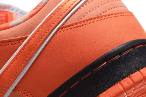 Nike SB Dunk Low Concepts Orange Lobster Trainers - product image from the listing.