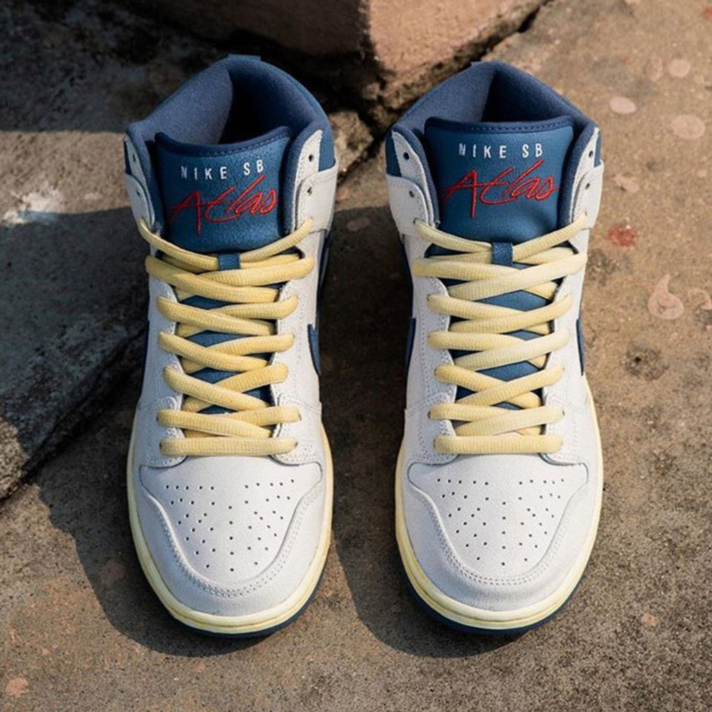 Nike SB x Atlas Dunk High Lost At Sea Trainers - product image from the listing.