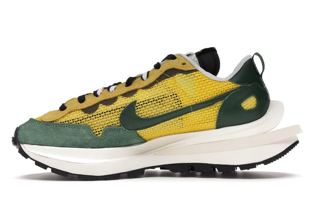 Nike Vaporwaffle sacai Tour Yellow Stadium Sneakers in Green - product image from the listing.