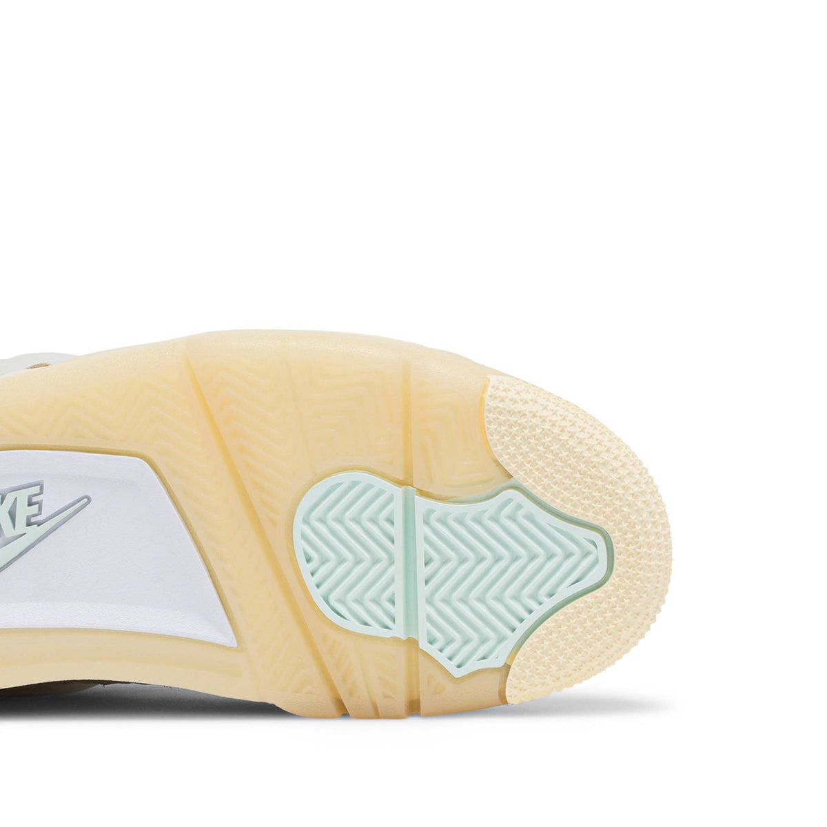 Women's Off-White x Air Jordan 4 SP Sail CV9388-100 Sneakers - product image from the listing.