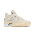 Women's Off-White x Air Jordan 4 SP Sail CV9388-100 Sneakers - product image from the listing.