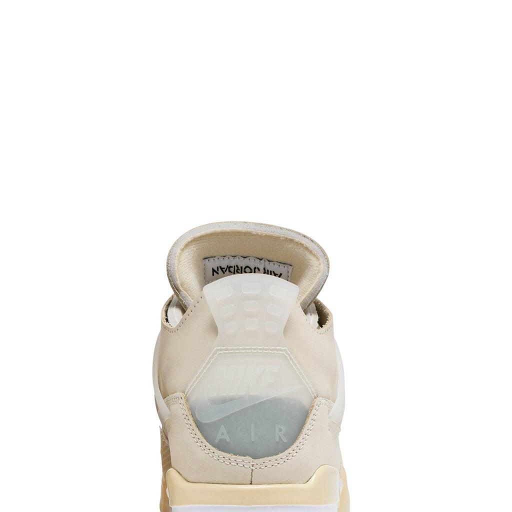 Women's Off-White x Air Jordan 4 SP Sail CV9388-100 Sneakers - product image from the listing.
