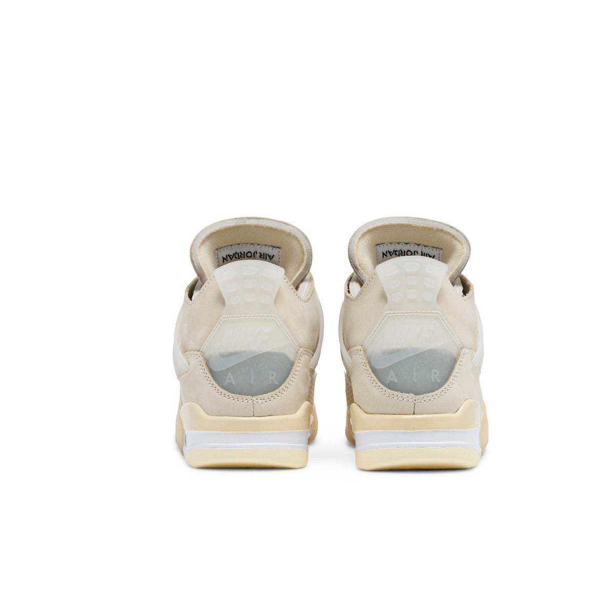 Women's Off-White x Air Jordan 4 SP Sail CV9388-100 Sneakers - product image from the listing.
