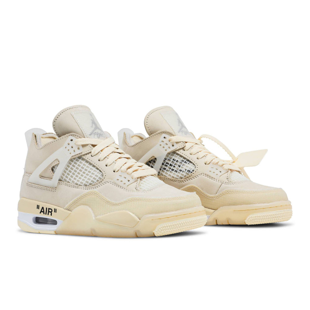 Women's Off-White x Air Jordan 4 SP Sail CV9388-100 Sneakers - product image from the listing.