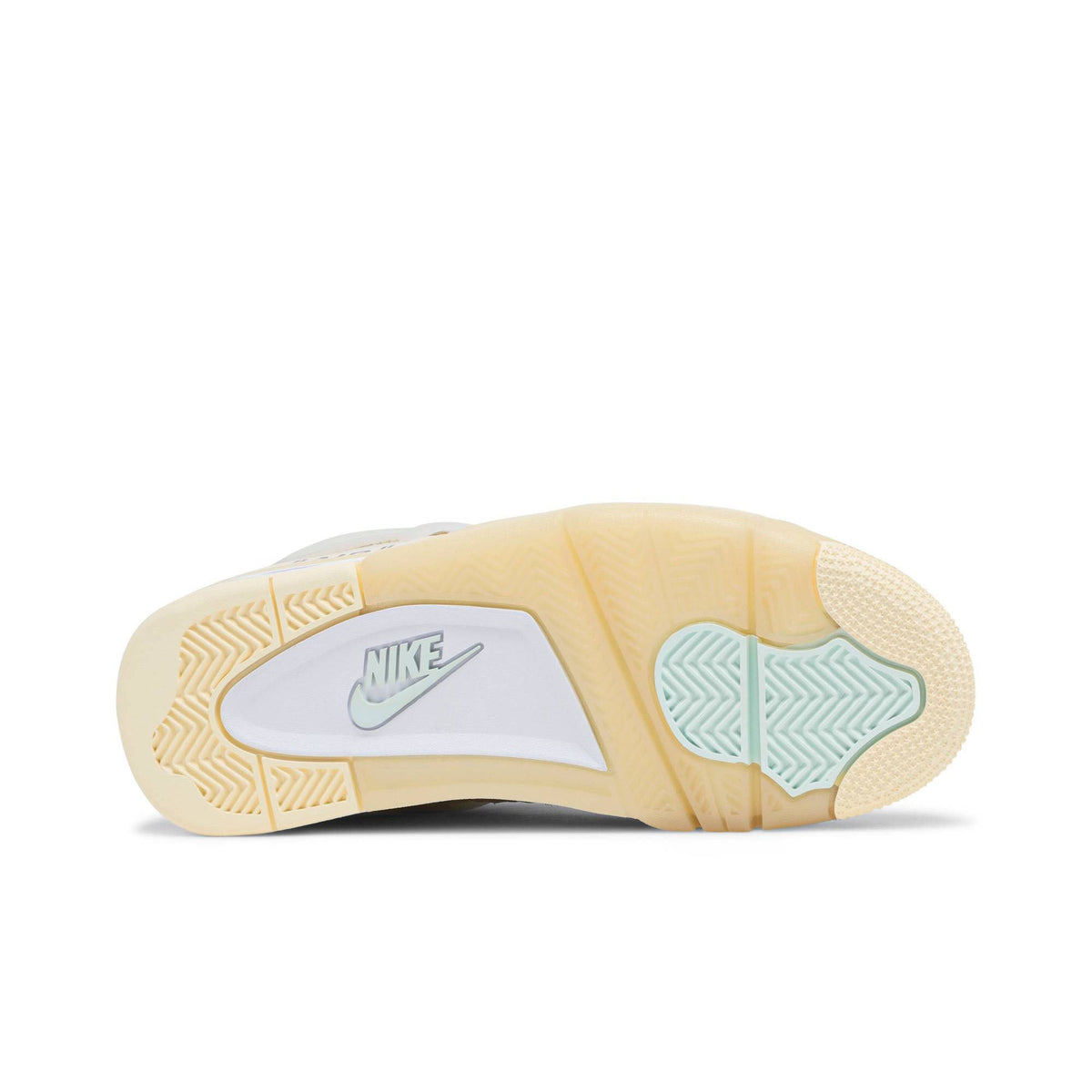 Women's Off-White x Air Jordan 4 SP Sail CV9388-100 Sneakers - product image from the listing.