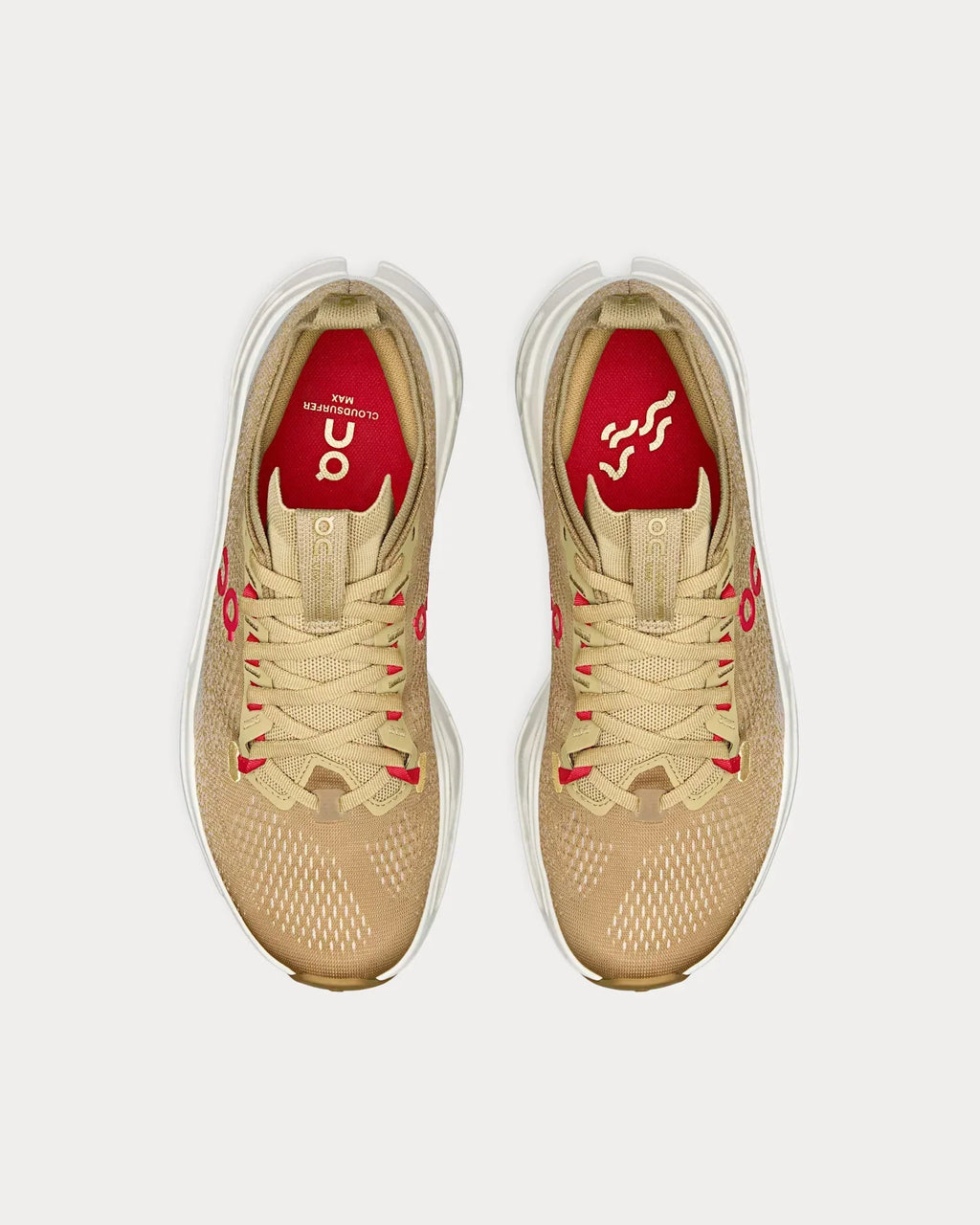On Cloudsurfer Max Year of the Horse Chai/Ivory Shoes for Running - product image from the listing.