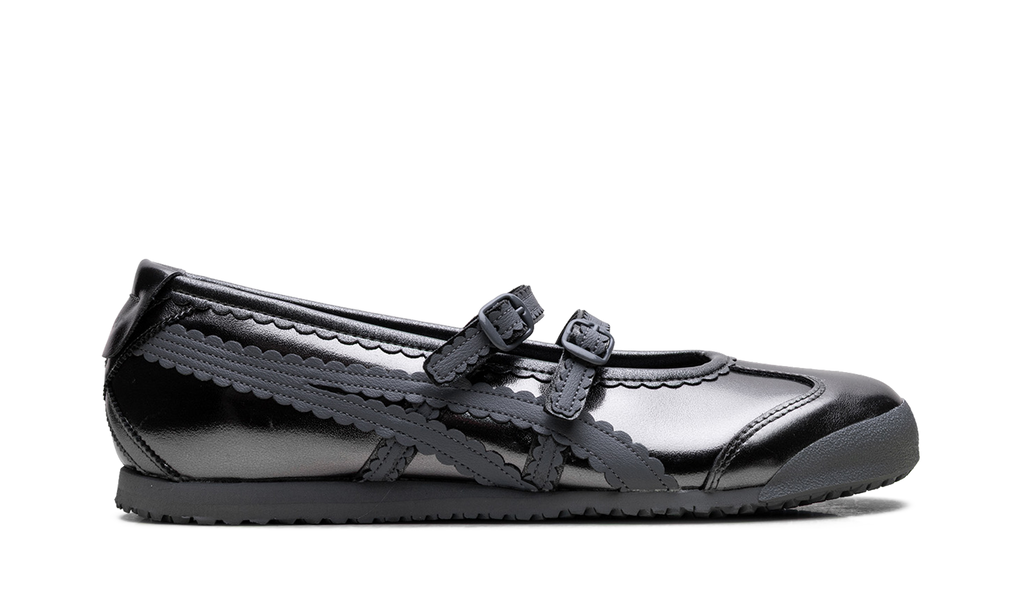 Women's Onitsuka Tiger Mexico 66 TGRS Metallic Pack Ballet Flats - Gunmetal Metropolis - product image from the listing.