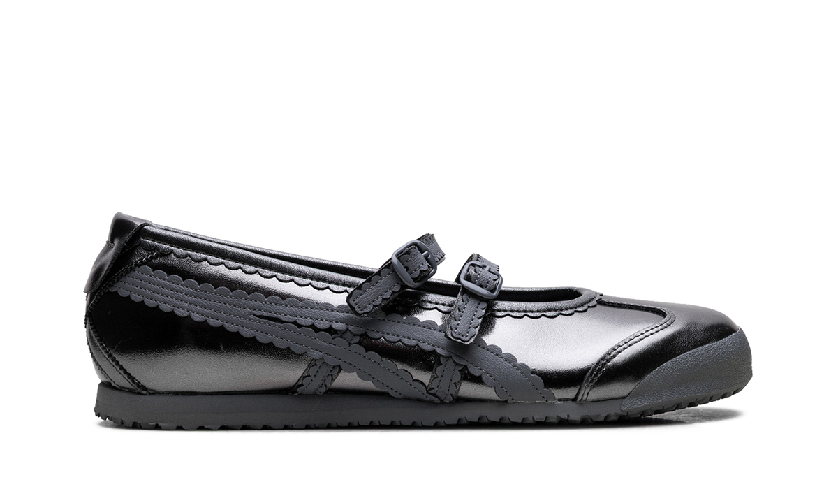 Women's Onitsuka Tiger Mexico 66 TGRS Metallic Pack Ballet Flats - Gunmetal Metropolis - product image from the listing.