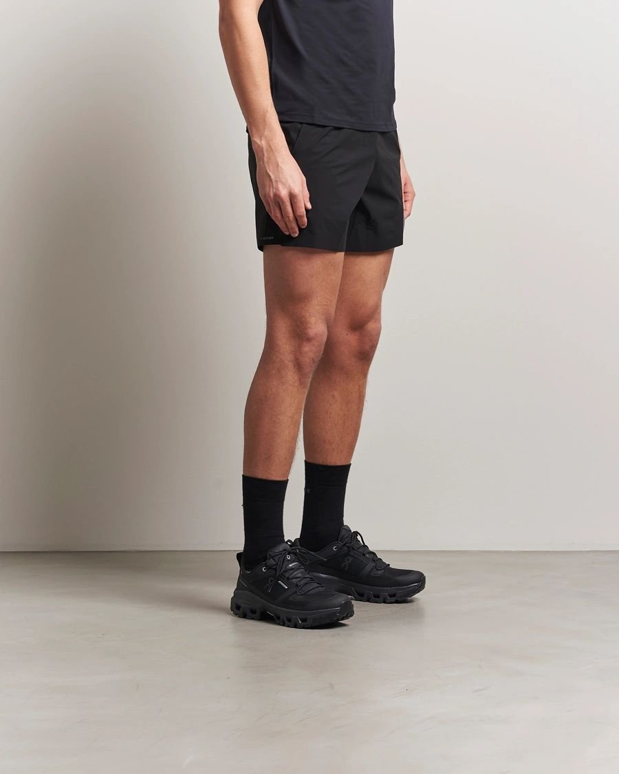 On Cloudrock Low Waterproof Black Hiking Footwear - product image from the listing.