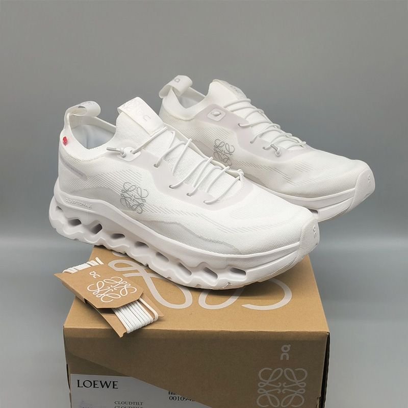 LOEWE x On Cloudtilt White Lifestyle Trainers - product image from the listing.