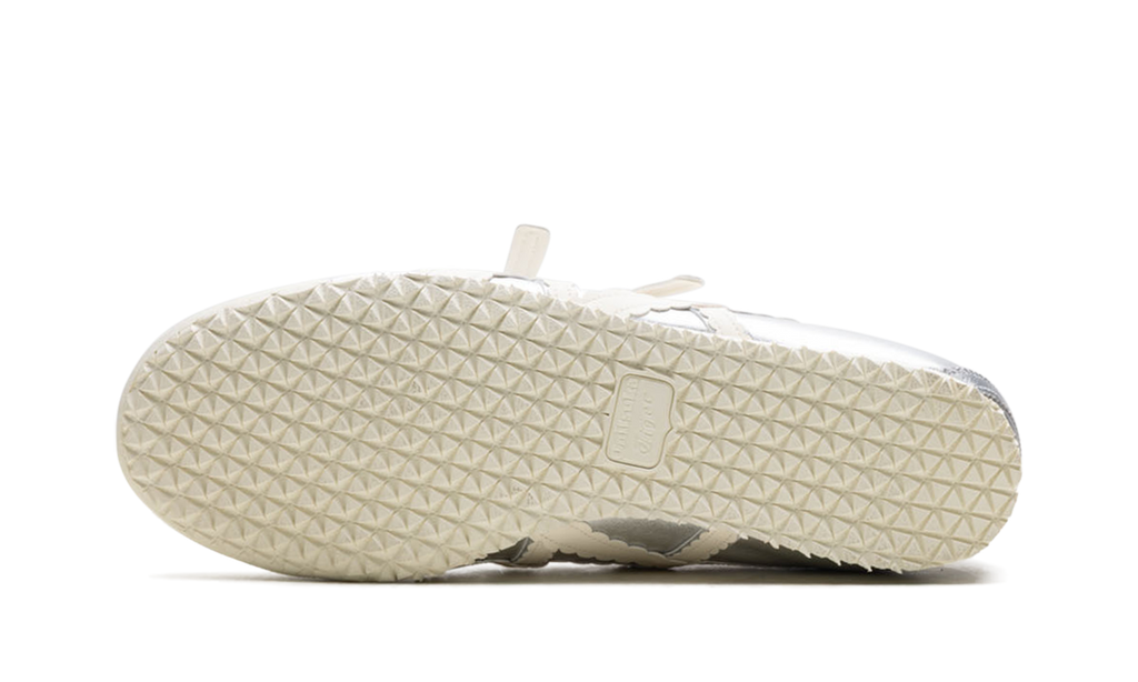 Women's Onitsuka Tiger Mexico 66 TGRS Ballet Flats - Silver Cream - product image from the listing.