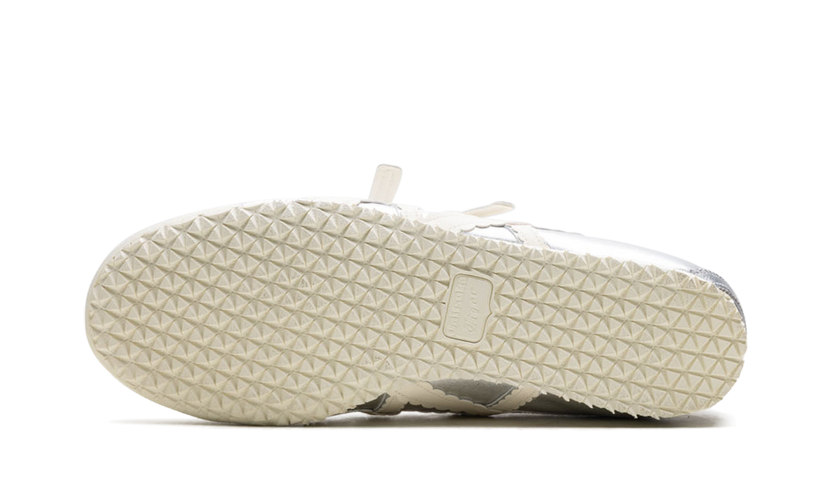 Women's Onitsuka Tiger Mexico 66 TGRS Ballet Flats - Silver Cream - product image from the listing.