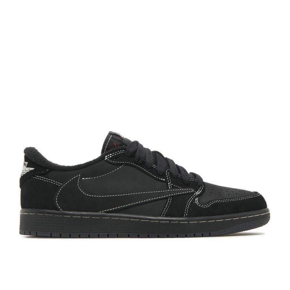 "Black Phantom" Travis Scott x Air Jordan 1 Low OG SP Sneakers - product image from the listing.