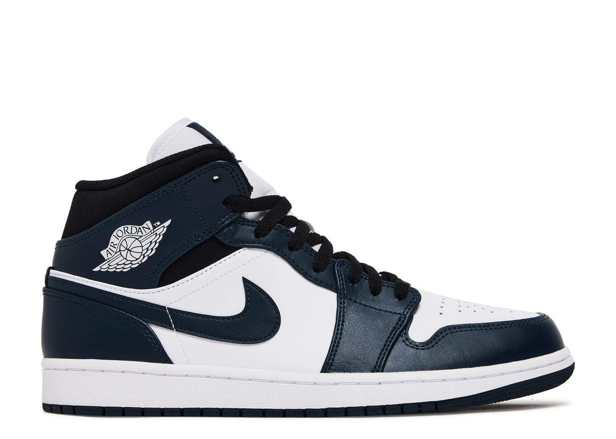 "Armory Navy" Air Jordan 1 Mid Sneakers - product image from the listing.